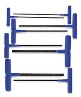 5LM98 Hex Key Set, 2 - 10mm, T-Handle, Long