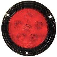 5LMF8 Stop-Turn-Tail, Round, LED, Red