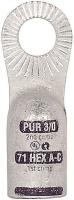 5LMN0 Ring Terminal, Purple, 3 AWG, PK10