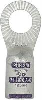 5LMN2 Ring Terminal, Purple, 3 AWG, PK10