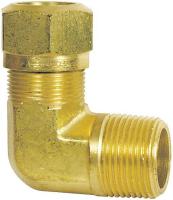 5LPA1 Connector, Male Elbow, 3/8x1/2, PK5