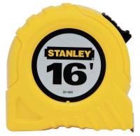 5LP67 Measuring Tape, 16 Ft, Yellow, Forward