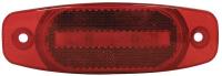 5LPL4 Clearance and Marker Lamp, Oval, Red, PK 4