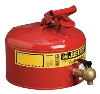 5LRG2 Type I Faucet Safety Can, 2-1/2 gal., Red