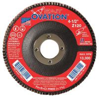 5LTU9 Arbor Mount Flap Disc, 5in, 120, Fine