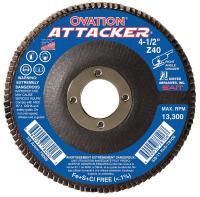 5LTX4 Arbor Mount Flap Disc, 5in, 40, Coarse