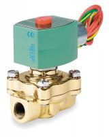 5LU40 Steam Solenoid Valve, 1/2 In., NC, Brass