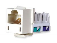 5LV61 Jack, White, Cat5e, Rj45