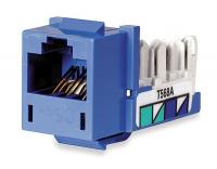 5LV63 Jack, Blue, Cat5e, Rj45