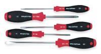 5LW86 Screwdriver Set, Combo, Ergo, 5 Pc