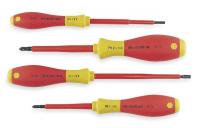 5LW88 Ins Screwdriver Set, Combo, 4 Pc