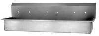 5LYA7 Three Person Wash Station, SS, Wall Mount