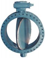 5LYF9 Butterfly Valve, Flanged, 4 In, Actuated, CI