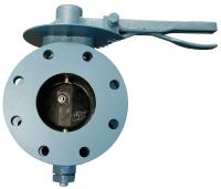 5LYH2 Butterfly Valve, Flanged, 6 In, Locking