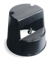 5M656 Step Stool, 13-1/2 In H, 350 lb., Plastic