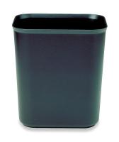 5M741 Rectangular Wastebasket, 3.5 G, Black