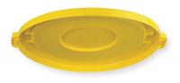 5M755 Round Flat Lid, Yellow