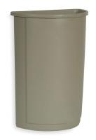 5M795 Receptacle Base, Half Round, Beige, 21 G