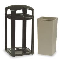 5M843 Waste Receptacle Frame, Ash/Trash, 50G