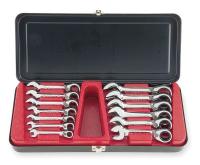 5ME22 Reversible Wrench Set, Metric, 13 PC