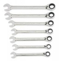 5ME23 Reversible Wrench Set, SAE, 7 PC