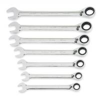 5ME24 Reversible Wrench Set, Metric, 7 PC