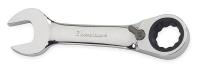 5ME31 Ratcheting Combo Wrench, 3/8 in., Stubby