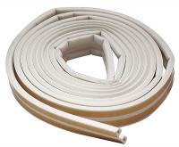 5MFK4 Weatherstrip, P, White, Length 17 ft.