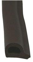 5MFL5 Weatherstrip, P, Black, Length 200 ft