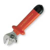 5MK51 Insulated Adj Wrench, 8 in., Red/Black