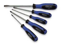 3GPC7 Combination Screwdriver Set, Blue, 5 PC