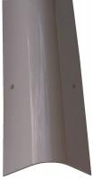 5MKF2 Corner Guard, OAH48In, Gray, Rounded Angle