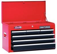 5MLV8 Tool Chest, 26W x 12D x 15-1/4H, 6 Dr