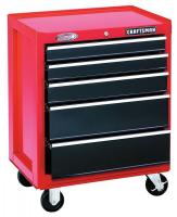 5MLW0 Rolling Tool Cabinet, 26W x18D, 5 Dr