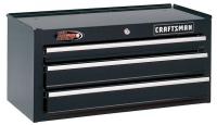 5MLW1 Tool Chest, 26-1/2W x 12D x 12-1/4H, 3 Dr