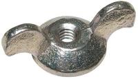 5MMZ3 Wing Nut, Steel, Zinc, 1/4-20 x 1 In, Pk 10