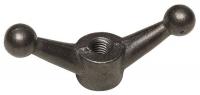 5MNF4 Wing Nut, Iron, 5/8-11 x 4-1/2 In, Pk 5