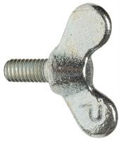 5MNN0 Wing Screw, Iron, Zinc, 5/16-18x2-1/2, Pk 25