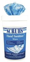 5MP31 Hand Sanitizing Wipes, White/Blue, PK 85