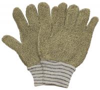 5MPK5 Heat Resist. Gloves, Green/Natural, S, PR