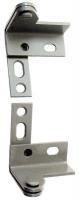 5MRE7 Pivot Hinge, Standard, Color Gray, Pk 2