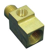 5MTE0 Brake Tee, 3/16 In, Brass, PK 2