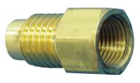 5MTE2 Metric Adapter, 3/16 In, Brass, PK 5