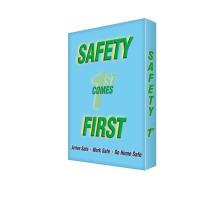 5MTF9 Sign, 24x18 In, Safety Comes First