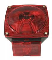 5MTL0 Stop-Turn-Tail Lamp, Square, Red, PK 2