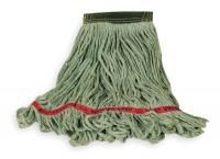 5MU59 Wet Mop, Green, Medium