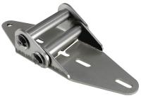 5MUY8 Garage Door Hinge, #3, SS, Pk 2