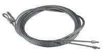 5MVF7 Spring Lift Cable, 1/8 In, 116 In., Pk 2