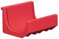 5MWR5 Long Parts Storage Hanger, W 8-1/4, Red