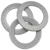 5MXD8 Ribbed Lock Washer, M8, Zinc, PK 100